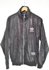 アディダス adidas 00年代  CHILE62 トラックジャケット ジャージ ブラック Mサイズ 103MT-4315