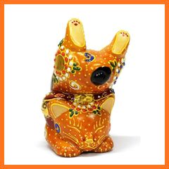 美品 アポロシン 招き猫 中 金（右） - メルカリ
