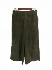 ユニクロ UNIQLO ワイド パンツ ロング コーデュロイ サイズ5 カーキ QQQ