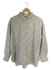 オペークドットクリップ OPAQUE.CLIP シャツ 長袖 ボタン チェック マルチカラー サイズL QQQ