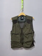 THE NORTH FACE マルチ ポケット ベスト カーキ メンズ105