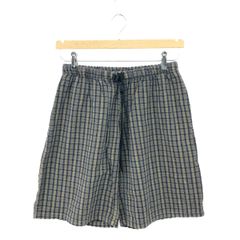 90s USA製 グラミチ チェックショーツ ベージュ×ネイビー 90年代 90s USA製 グラミチ チェックショーツ ベージュ×ネイビー 90年代