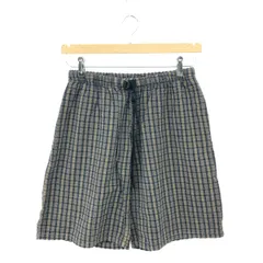 GRAMICCI USA製 90s シャドーチェック オンブレ ハーフパンツ M 90年代 90s グラミチ アメリカ製 茶色 アウトドア ショートパンツ