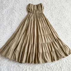 【新品】MARIHA マリハ ベアトップワンピース ロング ティアード Aライン 2026年最新】mariha マリハ ベアトップ ワンピースの人気アイテム