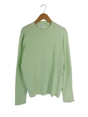 オペークドットクリップ OPAQUE.CLIP ニット 長袖 ハイゲージ リブ ウール混 サイズ40/L  ミントグリーン QQQ