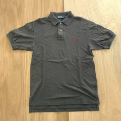 Polo Ralph Lauren USA製 半袖ポロシャツ／ S ブラック 黒 赤ポニー