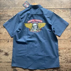 新品　26年春夏　POWELL PERALTA　パウエル ペラルタ　WINGED RIPPER WORK SHIRT ワークシャツ ウイングドリッパー　スケート スケーター パウエルペラルタ　　レア　希少　復刻　ヴィンテーメロコア　ハイスタンダード　元ネタジのサムネイル