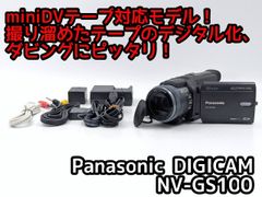 撮影再生ダビングOK Panasonic NV-GS70 付属品あり - メルカリ