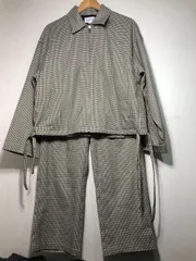 504001 EMMA CLOTHES セットアップ チェック ジップ ジャケット パンツ エマクローズ 上下セットのサムネイル