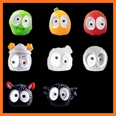 【新品】 DeryArcle ミニチュア ハロウィンテーマ ミニチュア 妖精の庭 マイクロ風景 盆栽 DIY 装飾 8個 幽霊置物 ミニ置物 樹脂 夜光 可愛い フィギュア クラフト飾り かわいい 盆栽 ガーデン 飾り DIY 装飾ドールハウス 小道具 小 1のサムネイル