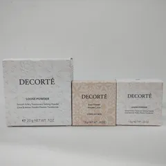 Y5469 コスメデコルテ フェイスパウダー1.5g・ルースパウダー 1.5g・20g 計3点セット