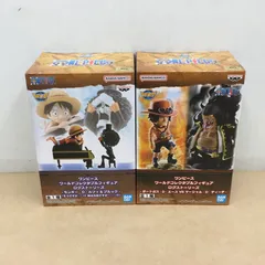 未開封 ワンピース WCF ログストーリーズ ルフィ＆ブルック/エースVSティーチ フィギュア 2種セット【WS1328-003】