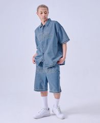 GWのみ12500円 名探偵コナン rageblue コラボ デニムセットアップ GWのみ12500円 名探偵コナン rageblue コラボ デニムセットアップ