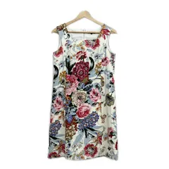 TO BE CHIC(トゥービーシック) ワンピース サイズ40 M レディース アイボリー×レッド×マルチ 花柄