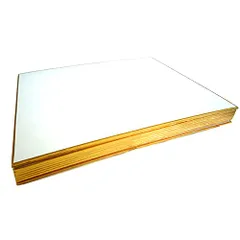 サイン色紙 小色紙 182×212mm まる松 SK001 サイン用 イラスト用 にじまない 10枚パック 