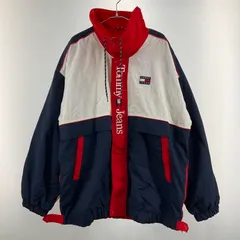 【中古品】 TOMMY JEANS オーバーサイズカラーブロックジャケット 【144-260410-SS-04-iwa】