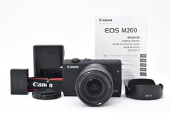 特別値下げ中！キャノン Canon EOS M200 レンズキット 付属品付き