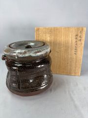 茶道具 朝鮮唐津 水指 十二代武村利左ェ門 桐箱 - メルカリ