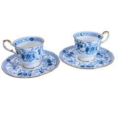 NARUMI ナルミ ミラノ ボーンチャイナ カップ＆ソーサー ペア2客セット