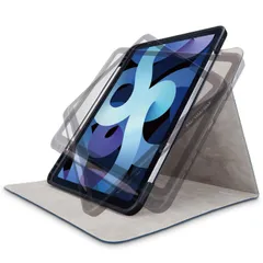 新品 エレコム iPad Air 10.9 第5/4世代 (2022/2020年) ケース 手帳型 360度回転 スリープ対応 Apple Pencil収納 ネイビー TB-A20MSA360NV