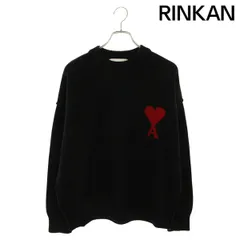 アミアレクサンドルマテュッシ  UKS838018 ハートA刺繍クルーネックニット メンズ M