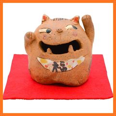 たぬき(修験者) 奈良県 吉野 手作り陶器 縁起物(畳無し 6000円) - メルカリ