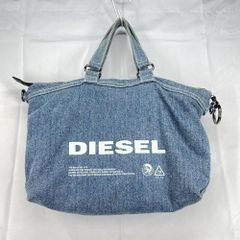 極美品 DIESEL トートバッグ デニム ロゴ シグネチャー 2way A4可 新品】DIESEL イントレチャート デニム トートバッグ 2WAY ディーゼル
