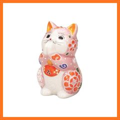 アイリッシュドレスデン ネコ 猫 花 置物 招き猫 ハッピーキャット