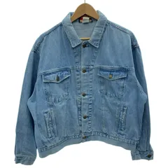 【中古】　GREATLAND APPAREL　デニムジャケット　Gジャン　トラッカージャケット　フロントポケット　古着　/4293