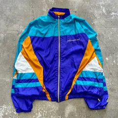 90s NIKE Intarnational nylon jacket ナイキ ナイロンジャケット XLサイズ ブルー 古着
