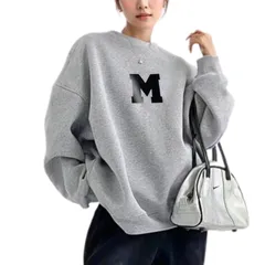 【在庫処分】長袖tシャツ ロンt クルーネック ゆったり 韓国 大きいサイズ 部屋着 秋服 おしゃれ トップス 春 可愛い 冬 秋 薄手 オーバーサイズ 長袖 プルオーバー 英字 スウェット ロゴ パーカー バックプリント レディース トレーナー