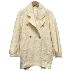 【中古】　SNIDEL　チェスターコート　ハーフコート　ウールジャケット　ダブルボタン　無地　古着　/2412