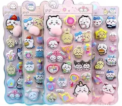 4枚セット]3dシール 立体シール ぷくぷくぷっくり かわいい 立体 おしゃれ デコシール