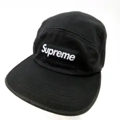 Supreme シュプリーム Camp Cap ワンサイズ ブラック ※中古