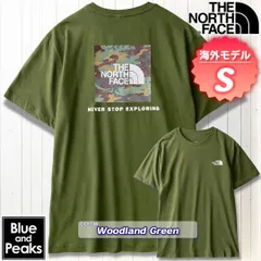 THE NORTH FACE 半袖Tシャツ Evolution Box Camo Tee, カラー；WoodlandGreen, サイズ；S