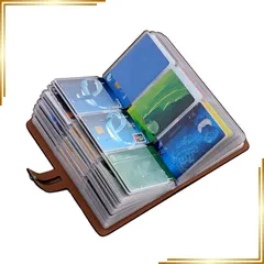 【新品】 [JERLA] カードケース クレジットカードケース カードホルダー 大容量 薄型 磁気防止 スキミング防止 レディース メンズ【96枚収納】 (ブラック) 1