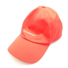 美品 Lululemon ルルレモン クラシック ユニセックスボールキャップ ワードマーク 帽子 L/XL コットン他 58cm AU4317 