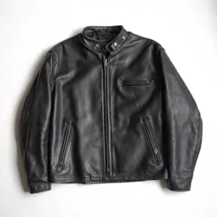 【美品/ビッグサイズ】SCHOTT【641/シングルライダースジャケット】44 レザー アメリカ製 ショット 26040211