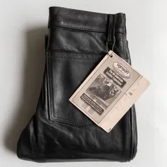 【美品】VANSON 【レザーパンツ】32 ブラック USA製 バンソン 26040209のサムネイル