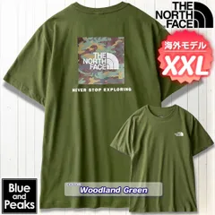 THE NORTH FACE 半袖Tシャツ Evolution Box Camo Tee, カラー；WoodlandGreen, サイズ；XXL