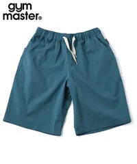 gym master ジムマスター ストレッチ ヘリンボーン ショートパンツ メンズ レディース ハーフパンツ 膝丈 アウトドア キャンプ 春夏 ターコイズブルーのサムネイル