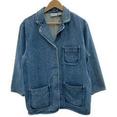 【中古】　paul harris denim　デニムジャケット　Gジャン　カバーオール　フロントポケット　古着　/4293
