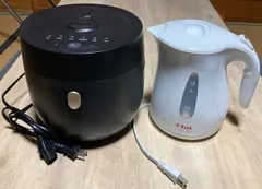 EPEIOS(エペイオス)HUG 炊飯器 型番：EPRC001とティファール電気ケトル 