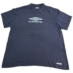 umbro アンブロ ロゴＴシャツ 大きいサイズ スポーツ ネイビー(メンズ XXL)中古 古着 X8248