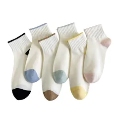 【在庫処分】通気性 靴下セット 滑り止め 脱げない 通学通勤 蒸れない 防臭 スーポツソックス 綿 ソックス ソックス 22-25cm コットン 上質な 春夏秋冬 くつ下 くるぶし 靴下 6足セット かわいい 靴下レディース