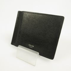 極美品✨CELINE マネークリップ サフィアーノレザー 黒 正規品 - メルカリ
