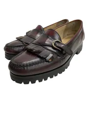 COLE・HAAN/コールハーン/ピンチバックルキルトタッセルローファー/9¹/₂/ワインレッド/レザー/メンズ/FG0066