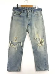 【ジャンク品】Levi's リーバイス 501 DENIM PANTS 66後期～赤耳移行期 81年9月製造 刻印524 エルパソ工場製 デニムパンツ 【157-260410-rt-20-tag】