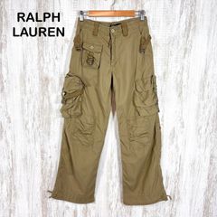 RALPH LAUREN プリントパンツ チノパン ベージュ 総柄 ポニー - メルカリ
