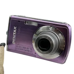 118011 動作確認済み PENTAX ペンタックス デジタルカメラ Optio M40  パープル [0000000003288] Amazon | PENTAX デジタルカメラ Optio (オプティオ) M40 ブロンズ